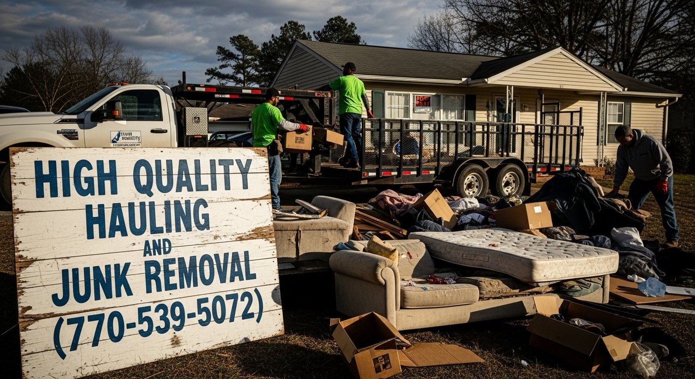 Rental and turnover cleanouts often involve bulky furniture and mixed debris