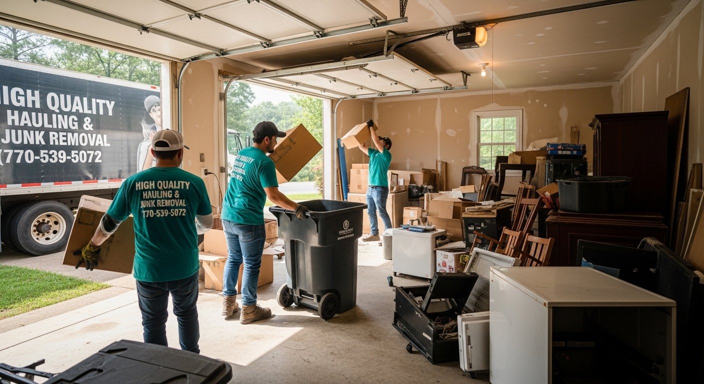 After cleanup, the space is easier to use and much simpler to maintain