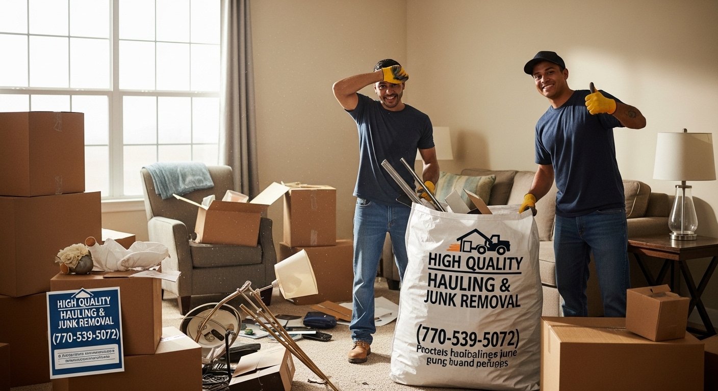 Move-out cleanups can leave behind bags, bulky junk, and extra trash