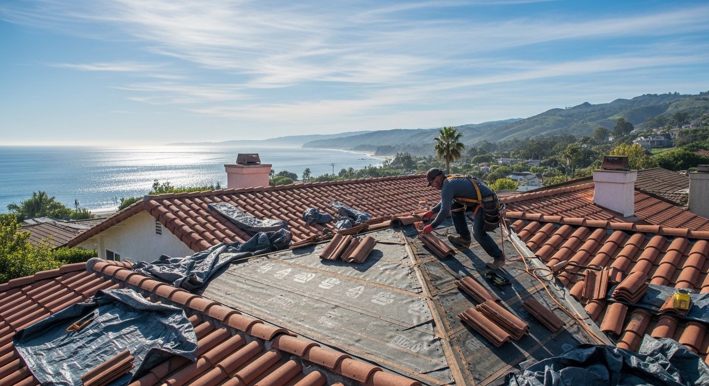 Santa Maria roofing project photo