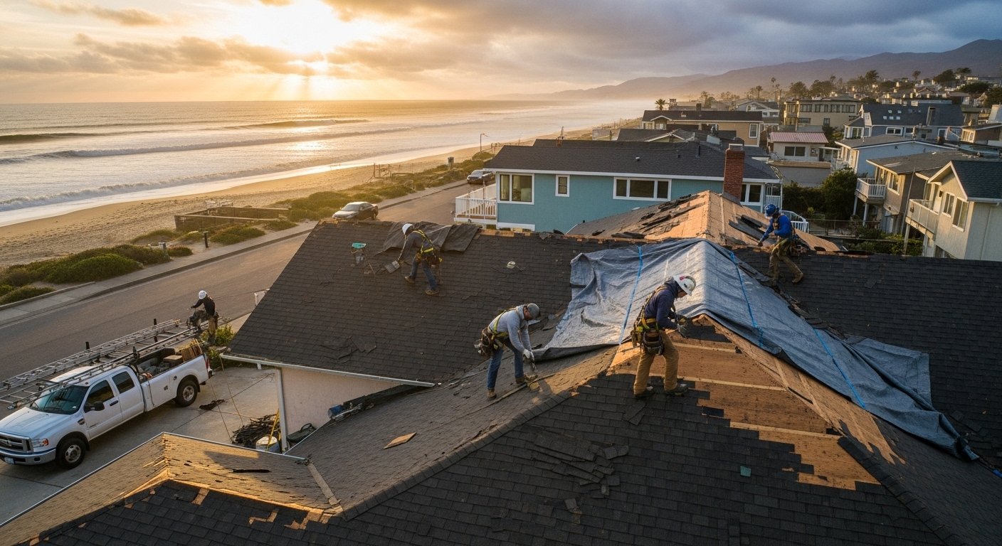 Santa Maria roofing project photo